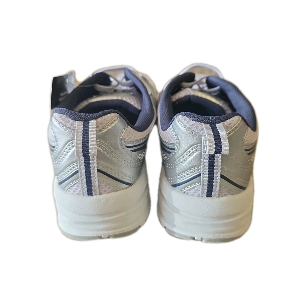 AVIA Boys Size 4  Athletic Sneaker Running Shoes White & Navy New No Box - Picture 4 of 6